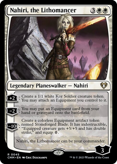 Nahiri, the Lithomancer (45) (Foil) - Commander Masters - Game On