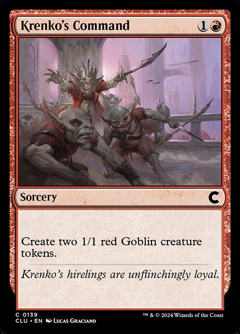 Krenko's Command (139) - Ravnica: Clue Edition - Game On