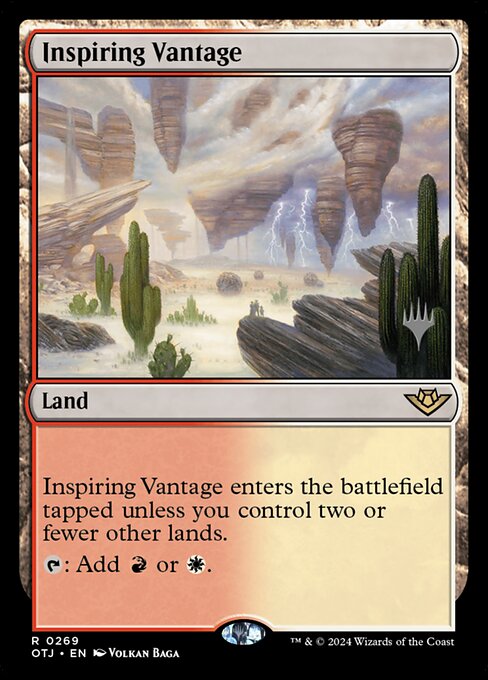 Inspiring Vantage (269p) (Foil) - Outlaws of Thunder Junction Promos - Game On