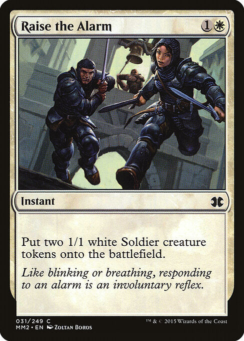 Raise the Alarm (31) (Foil) - Modern Masters 2015 - Game On