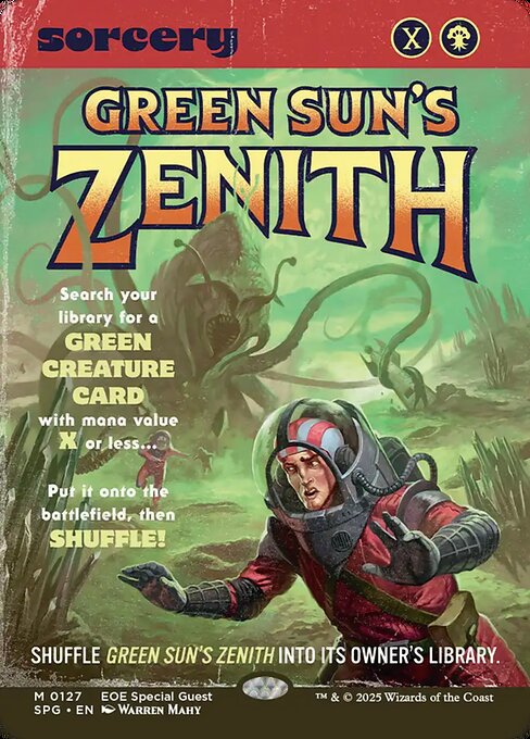 Green Sun's Zenith (127) - BORDERLESS - Special Guests - Game On