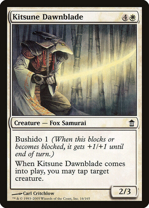 Kitsune Dawnblade (16) - Saviors of Kamigawa - Game On