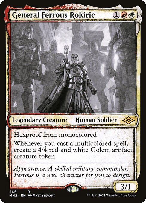 General Ferrous Rokiric (366) - SHOWCASE (Foil) - Modern Horizons 2 - Game On