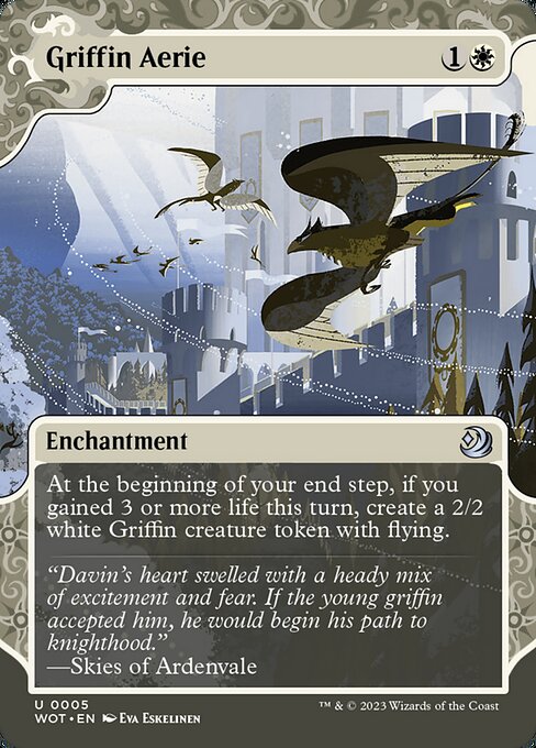 Griffin Aerie (5) - BORDERLESS - Wilds of Eldraine: Enchanting Tales - Game On