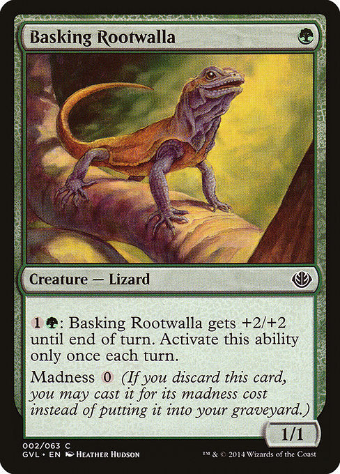 Basking Rootwalla (2) - Duel Decks Anthology: Garruk vs. Liliana - Game On
