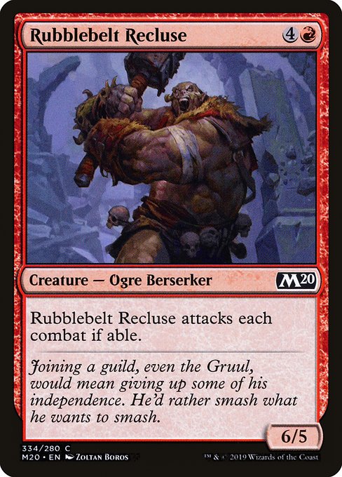 Rubblebelt Recluse (334) - Core Set 2020 - Game On