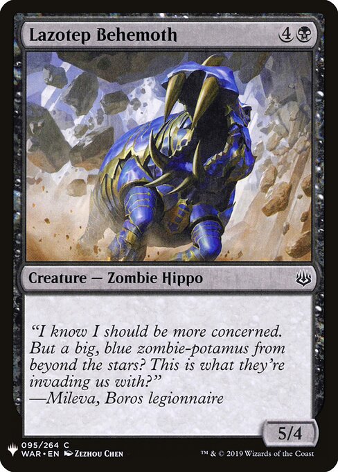 Lazotep Behemoth (WAR-95) - The List - Game On