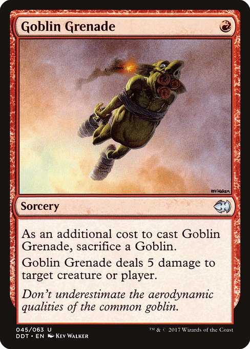 Goblin Grenade (45) - Duel Decks: Merfolk vs. Goblins - Game On