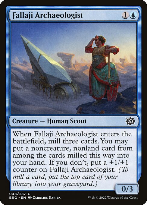 Fallaji Archaeologist (48) (Foil) - The Brothers' War - Game On