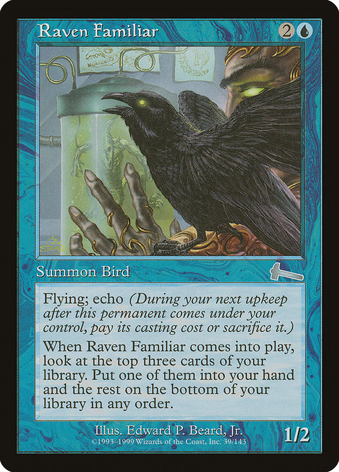 Raven Familiar (39) (Foil) - Urza's Legacy - Game On