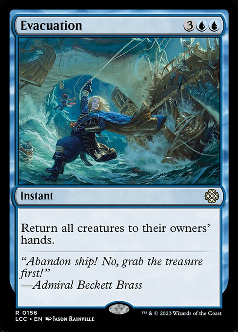 Evacuation (156) - The Lost Caverns of Ixalan Commander - Game On