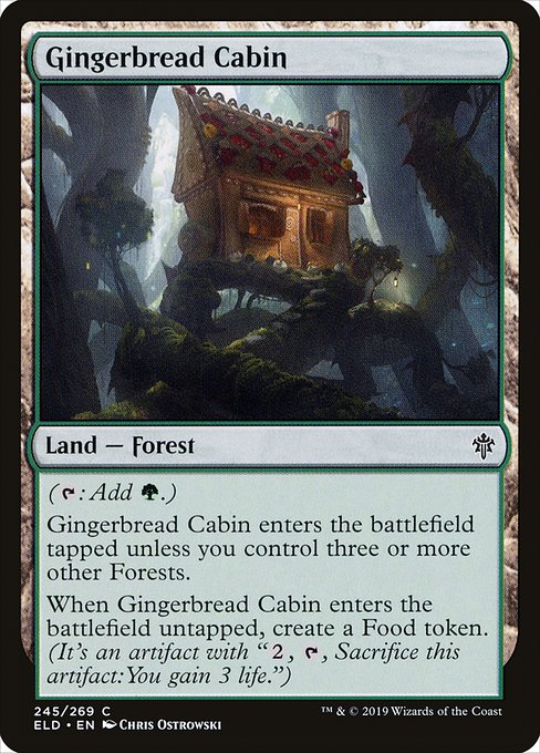 Gingerbread Cabin (245) (Foil) - Throne of Eldraine - Game On