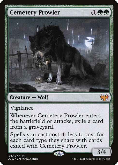 Cemetery Prowler (191) (Foil) - Innistrad: Crimson Vow - Game On