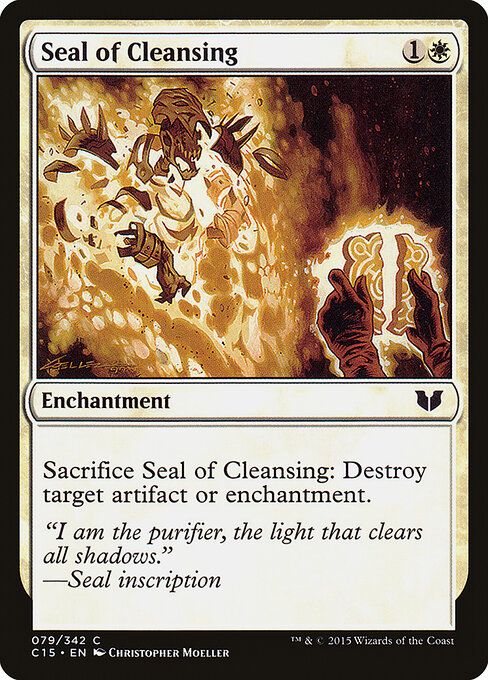 Seal of Cleansing (79) - Commander 2015 - Game On