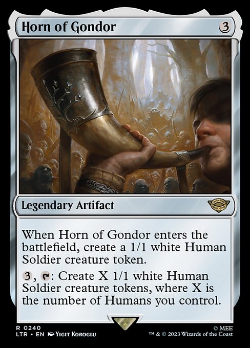 Horn of Gondor (240) (Foil) - The Lord of the Rings: Tales of Middle-earth - Game On