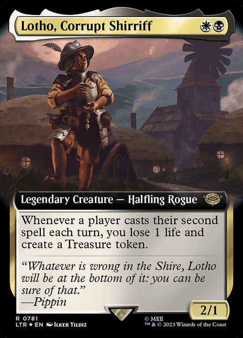 Lotho, Corrupt Shirriff (781) - EXTENDED ART (Foil) - The Lord of the Rings: Tales of Middle-earth - Game On