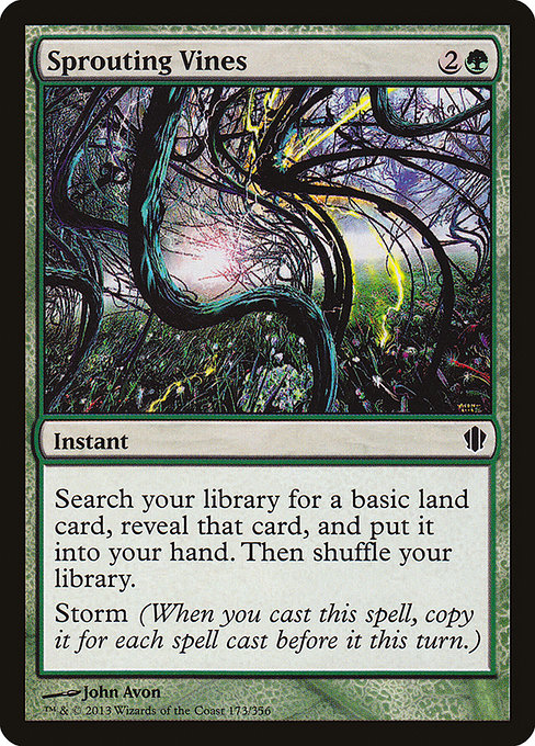 Sprouting Vines (173) - Commander 2013 - Game On