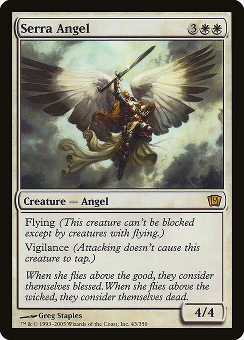 Serra Angel (43★) (Foil) - Ninth Edition - Game On