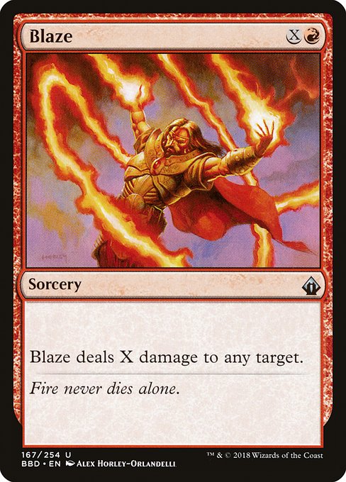 Blaze (167) (Foil) - Battlebond - Game On