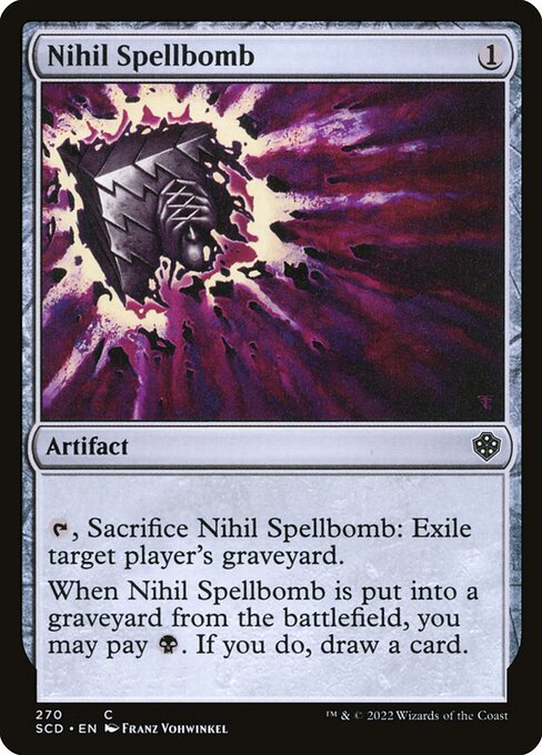 Nihil Spellbomb (270) - Starter Commander Decks - Game On