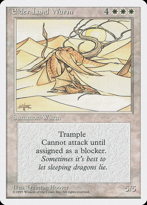 Elder Land Wurm (24) - Fourth Edition - Game On
