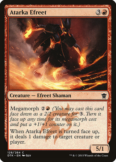 Atarka Efreet (128) (Foil) - Dragons of Tarkir - Game On