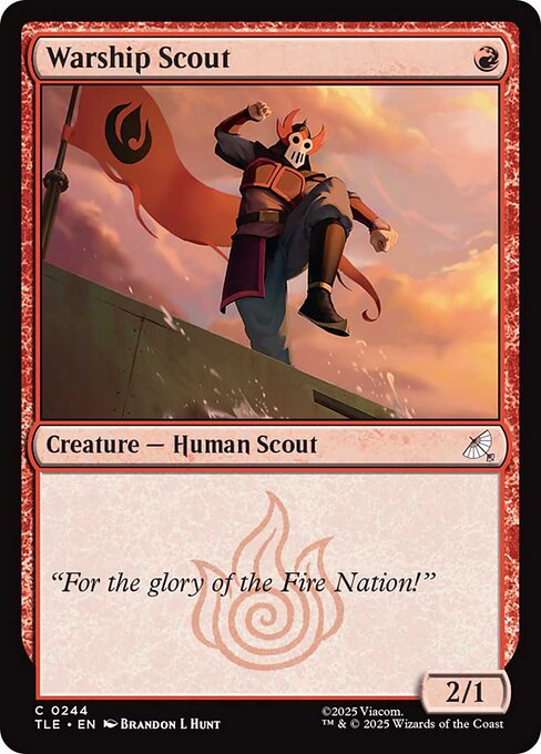 Warship Scout (244) (Foil) - Avatar: The Last Airbender Eternal - Game On