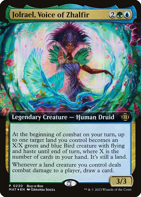 Jolrael, Voice of Zhalfir (230) - EXTENDED ART (Foil) - March of the Machine: The Aftermath - Game On