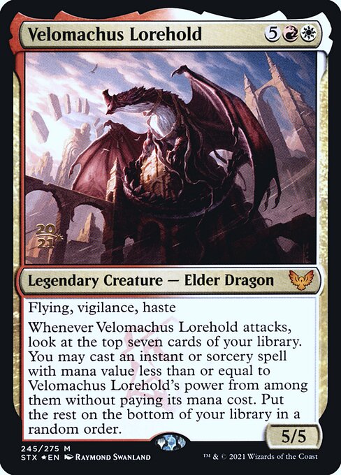 Velomachus Lorehold (245s) (Foil) - Strixhaven: School of Mages Promos - Game On