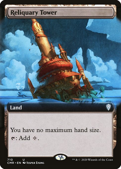 Reliquary Tower (710) - EXTENDED ART (Foil) - Commander Legends - Game On