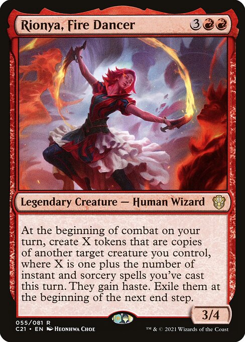 Rionya, Fire Dancer (55) - Commander 2021 - Game On