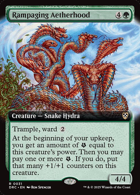 Rampaging Aetherhood (31) - EXTENDED ART - Aetherdrift Commander - Game On