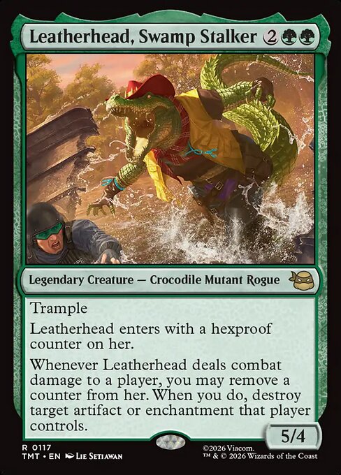 Leatherhead, Swamp Stalker (117) (Foil) - Teenage Mutant Ninja Turtles - Game On