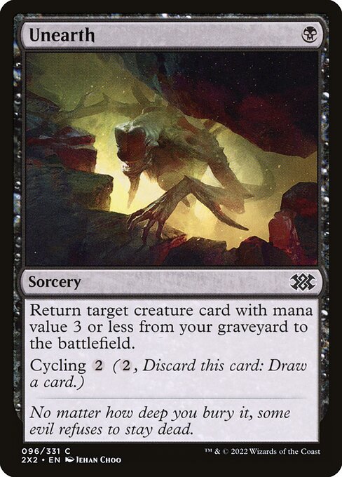 Unearth (96) (Foil) - Double Masters 2022 - Game On