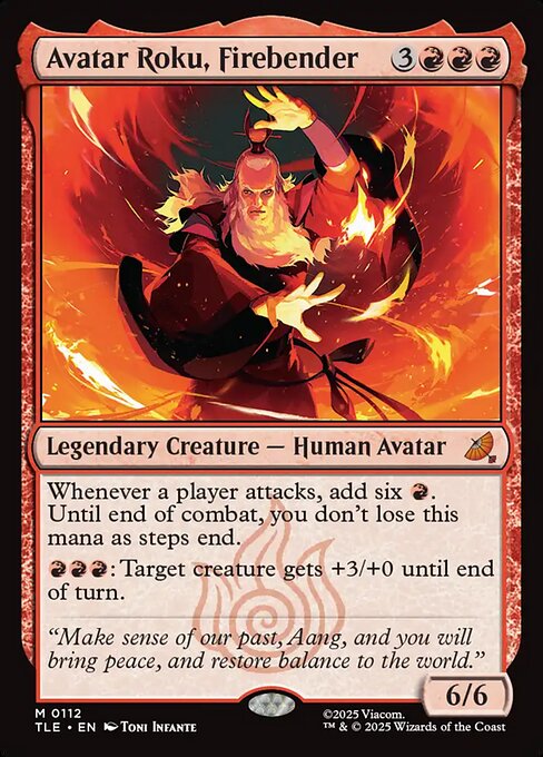 Avatar Roku, Firebender (112) - Avatar: The Last Airbender Eternal - Game On