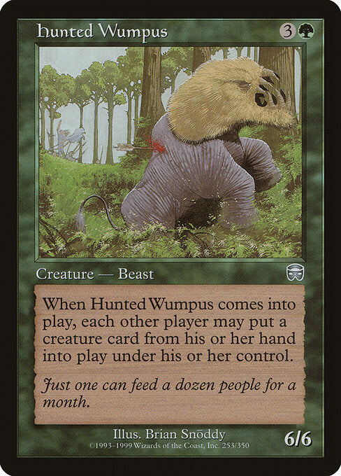 Hunted Wumpus (253) (Foil) - Mercadian Masques - Game On