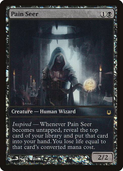 Pain Seer (80) - FULL ART (Foil) - Born of the Gods Promos - Game On