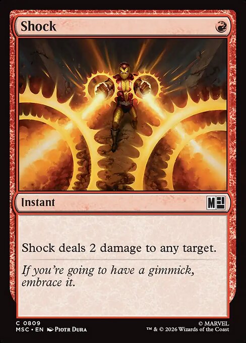 Shock (809) - Marvel Super Heroes Commander - Game On