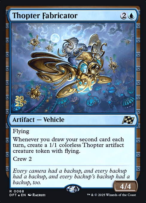 Thopter Fabricator (68s) (Foil) - Aetherdrift Promos - Game On