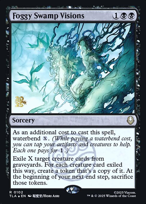 Foggy Swamp Visions (102s) (Foil) - Avatar: The Last Airbender Promos - Game On