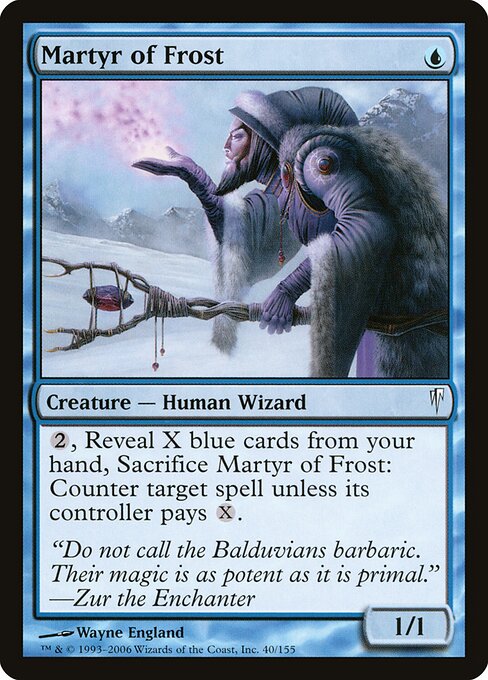 Martyr of Frost (40) - Coldsnap - Game On