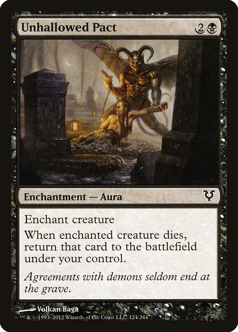 Unhallowed Pact (124) (Foil) - Avacyn Restored - Game On