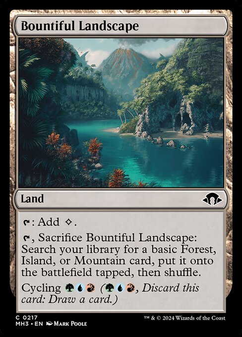 Bountiful Landscape (217) - Modern Horizons 3 - Game On
