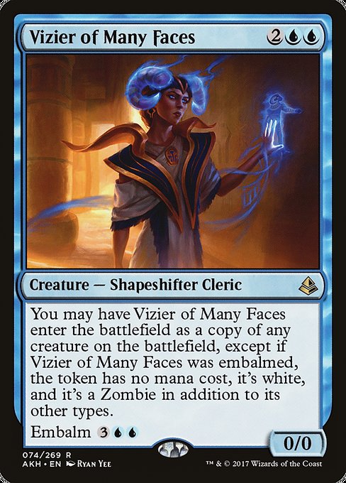 Vizier of Many Faces (74) (Foil) - Amonkhet - Game On