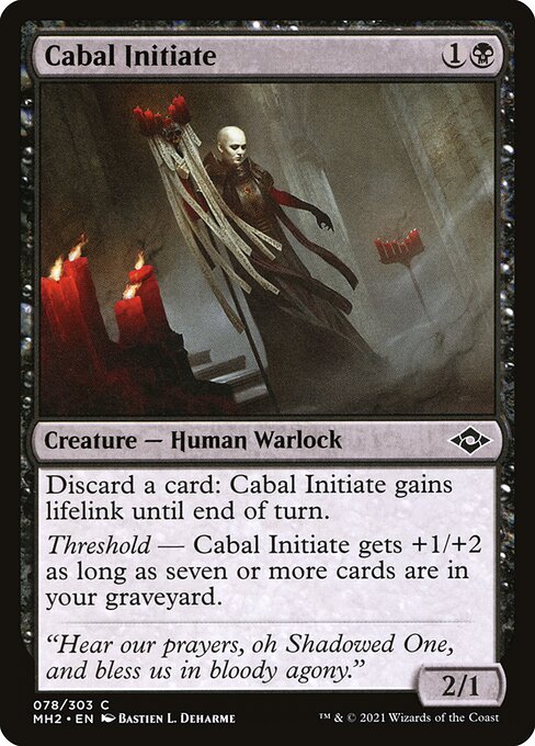 Cabal Initiate (78) (Foil) - Modern Horizons 2 - Game On