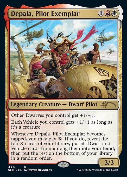 Depala, Pilot Exemplar (464) (Foil) - Secret Lair Drop - Game On