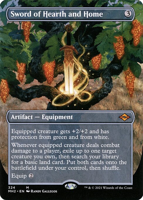 Sword of Hearth and Home (324) - BORDERLESS - FULL ART - Modern Horizons 2 - Game On