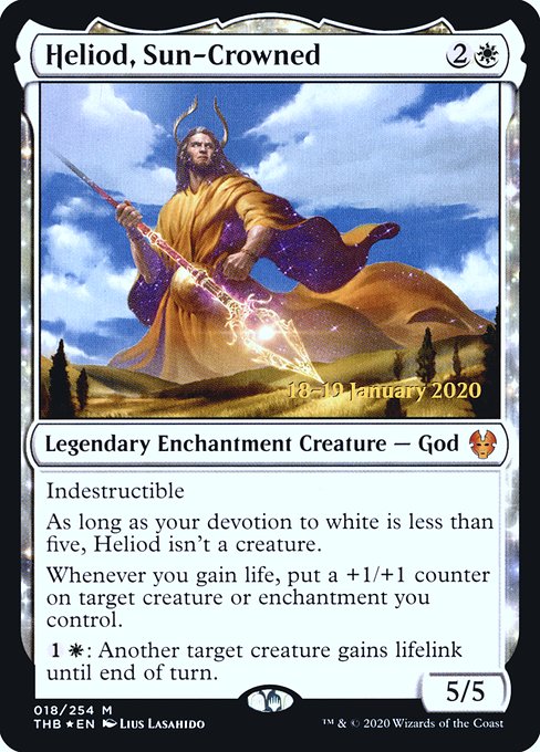 Heliod, Sun-Crowned (18s) (Foil) - Theros Beyond Death Promos - Game On