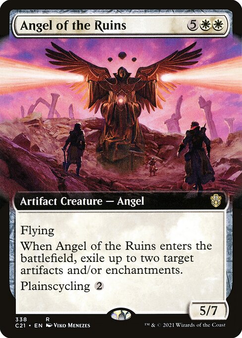 Angel of the Ruins (338) - EXTENDED ART - Commander 2021 - Game On
