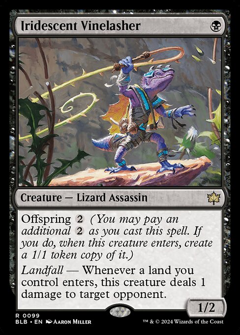 Iridescent Vinelasher (99) (Foil) - Bloomburrow - Game On